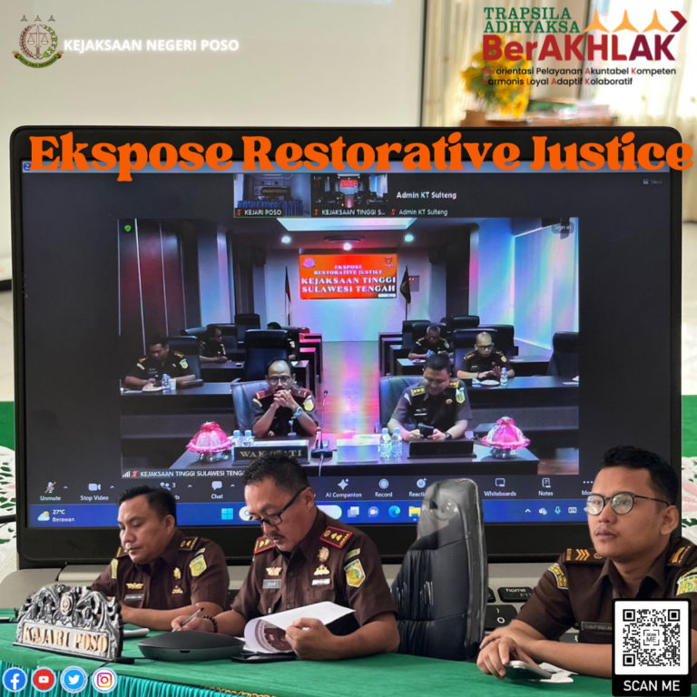 Ekspose Restorative Justice