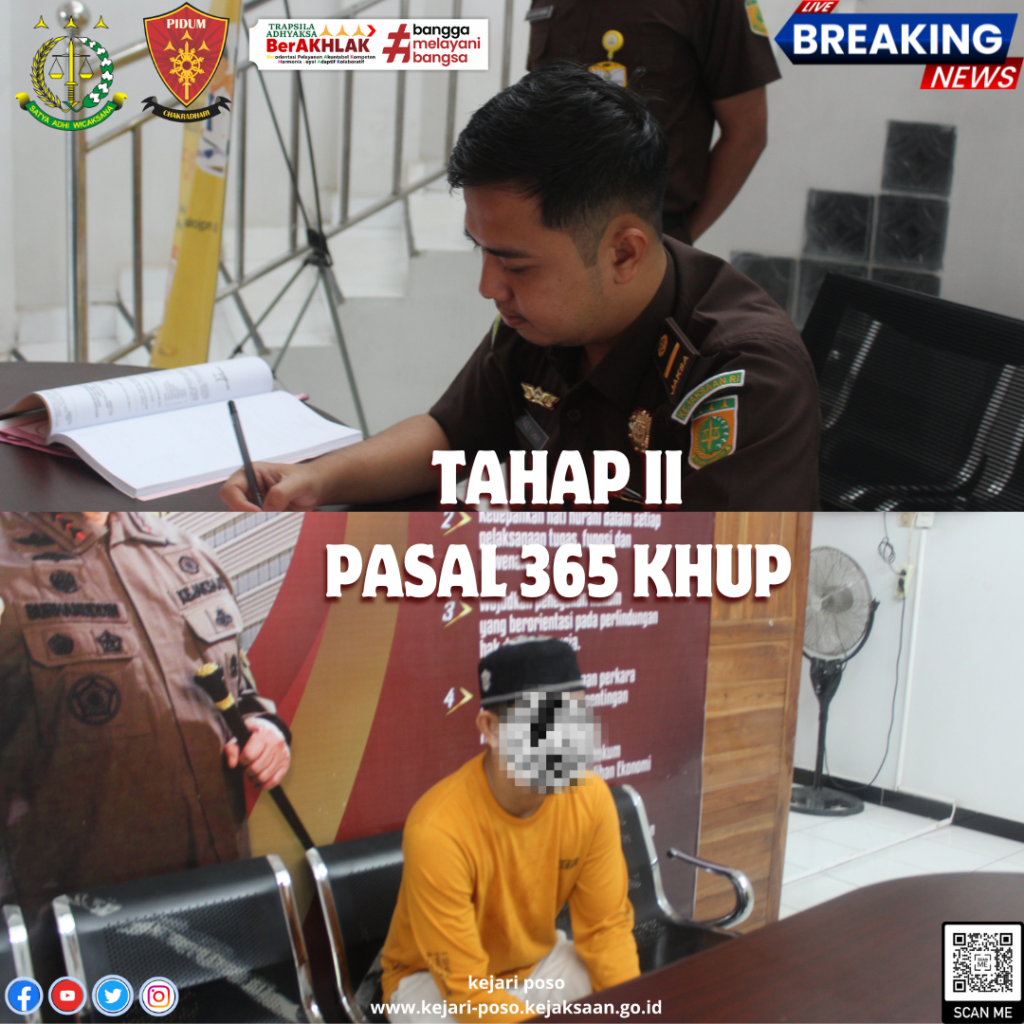 TAHAP II PASAL 365 KHUP