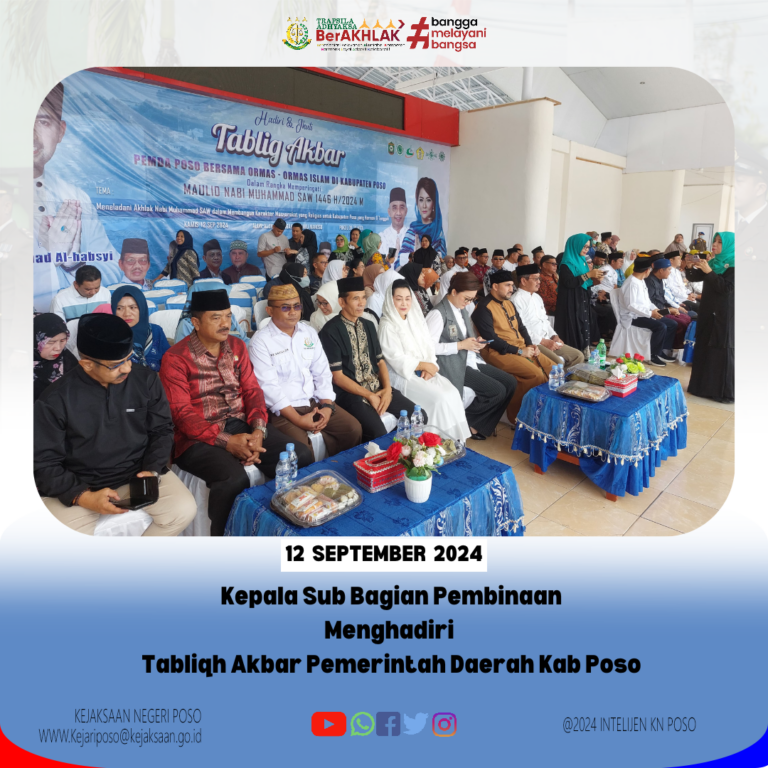 Tabliqh Akbar Pemerintah Daerah Kab Poso