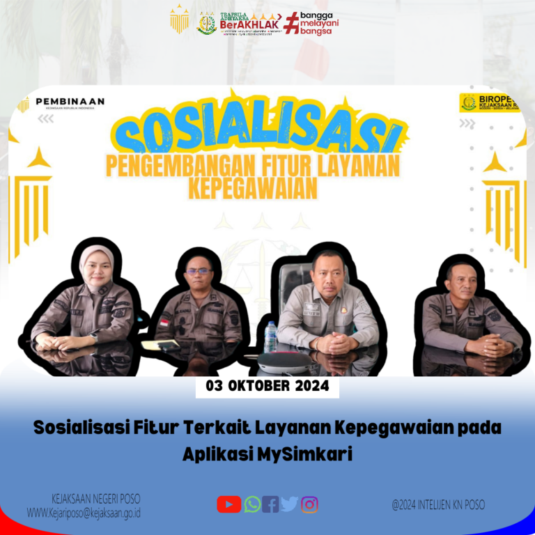 Sosialisasi Fitur Terkait Layanan Kepegawaian pada Aplikasi MySimkari